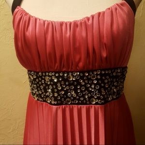 Pleated Halter Top Dress